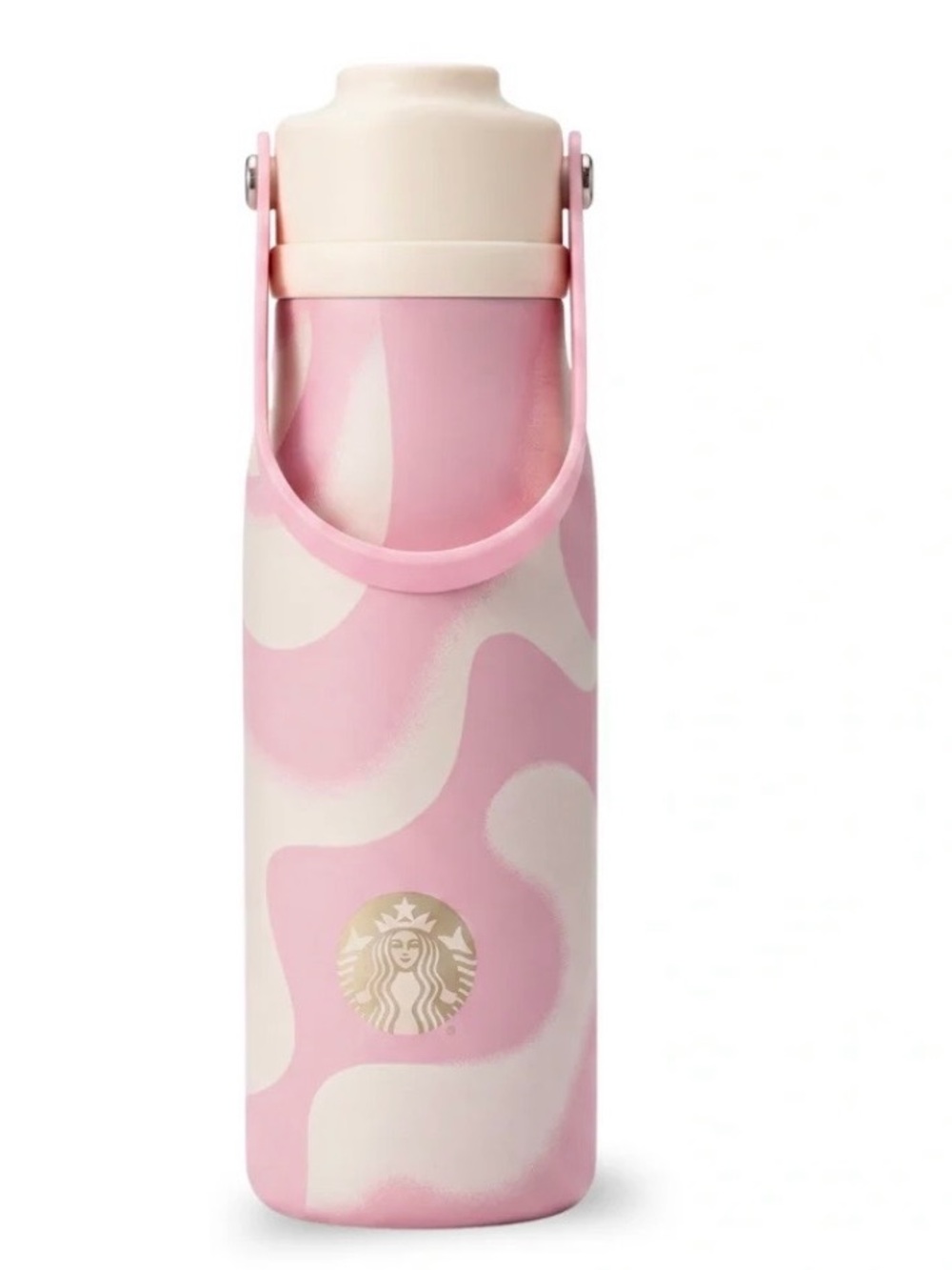Starbucks Pink Swirl Water Bottle